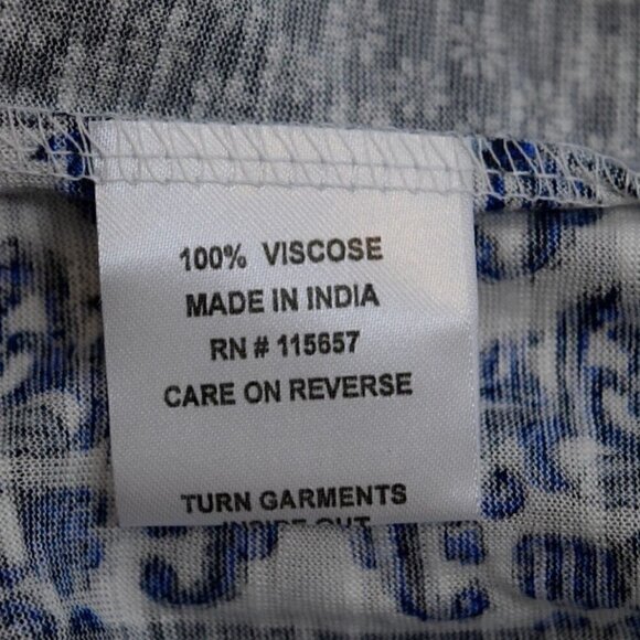 BEHIND THE SEAMS PAISLEY PRINT BOHO PEASANT TUNIC - Picture 9 of 9